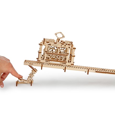 Механический 3D-пазл UGEARS Трамвайчик Превью 5