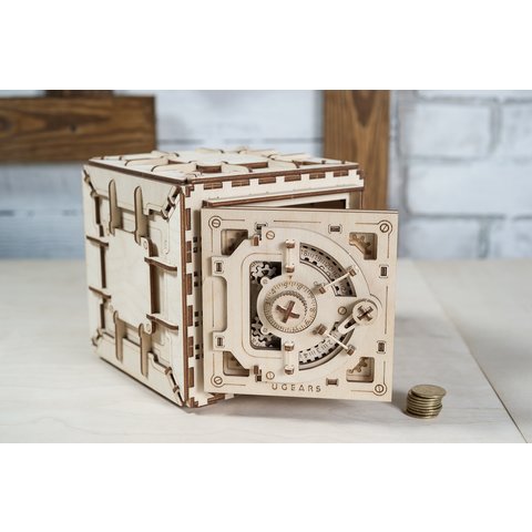 Механический 3D-пазл UGEARS Сейф Превью 3