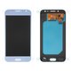 Дисплей для Samsung J730 Galaxy J7 (2017), золотистий, без логотипа, без рамки, High Copy, (OLED) Прев'ю 1