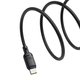 USB кабель Baseus Silky, 2xUSB тип-C, 200 см, 100 Вт, черный, силиконовый, #P10377704113-01 Превью 1