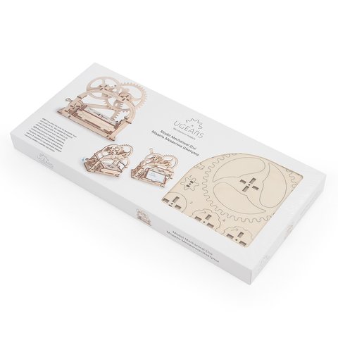 Mechanical 3D Puzzle UGEARS Business Card Holder Preview 7