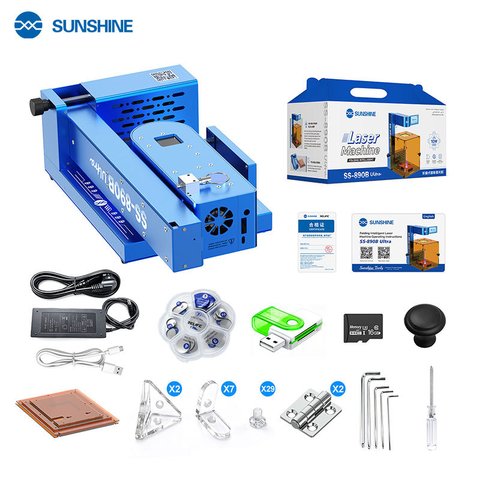 Laser Separating Machine Sunshine SS-890B Ultra, (to unglue the display frame and the back cover, for engraving, 10W) Preview 1