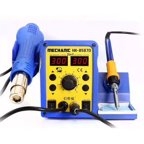 Hot Air Soldering Station Mechanic HK-8587D, (turbine) Preview 1