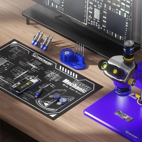 Alfombrilla aislante Mechanic V78, resistente al calor, resistente a las manchas, 600 mm, 350 mm Vista previa  4