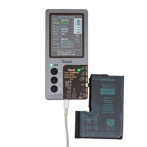 Batería Mechanic puede usarse con Apple iPhone 12 Pro Max, Li-Polymer, 3.8 V, 4420 mAh, mayor capacidad, original IC Vista previa  1