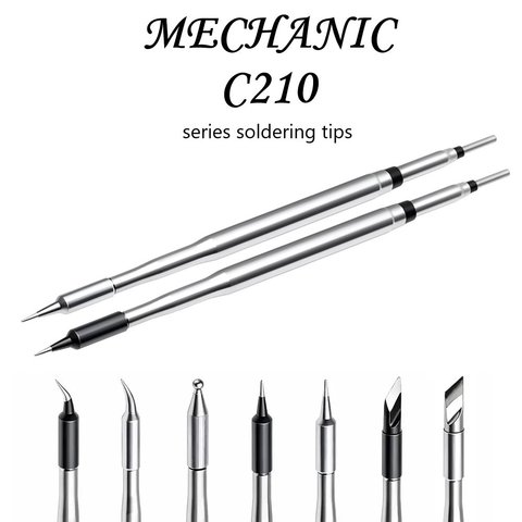 Punta para cautín Mechanic C210-TS, curvada Vista previa  8