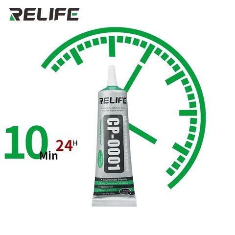 Adhesivos sellador RELIFE CP-0001, para pegar tapas traseras, para marcos de pantalla, 50 ml, transparente Vista previa  2