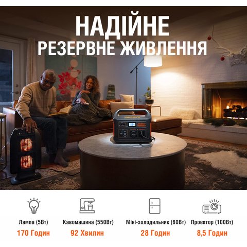 Сонячний генератор Jackery 1000 (Explorer 1000 + 2×SolarSaga 100W) Прев'ю 5
