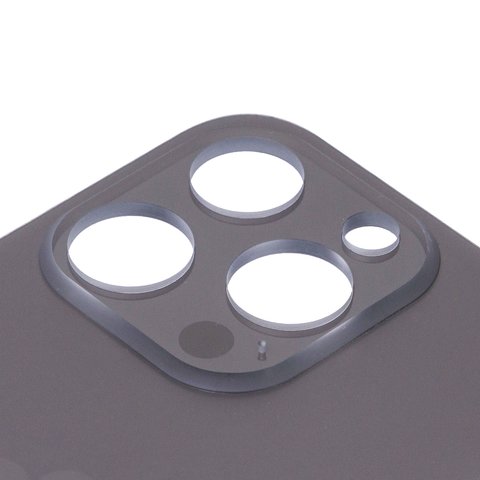 Задня панель корпуса для iPhone 14 Pro, чорна, потрібно зняти скло камери, small hole Прев'ю 1