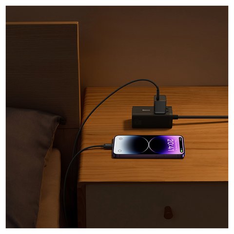 Сетевое зарядное устройство Baseus GaN5, 30 Вт, Quick Charge, черный, 1 порт, #CCGN070401 Превью 2