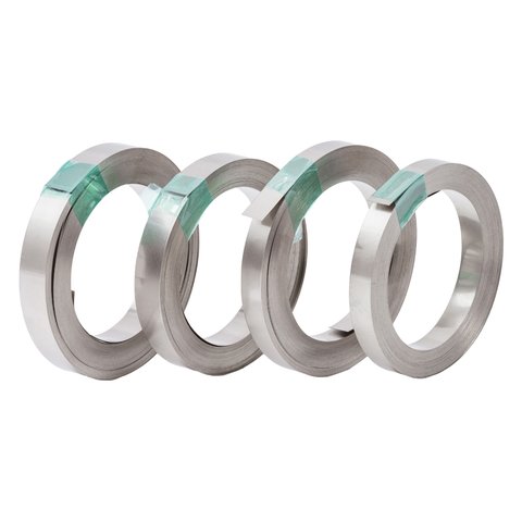 Лента никелевая для сварки аккумуляторов, 0,15 мм, 10 мм, 10 м, чистый никель Превью 1