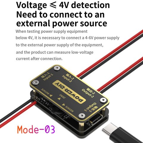 USB-тестер Mechanic Power-DIY, XH2.54, USB тип-C, Lightning Прев'ю 5