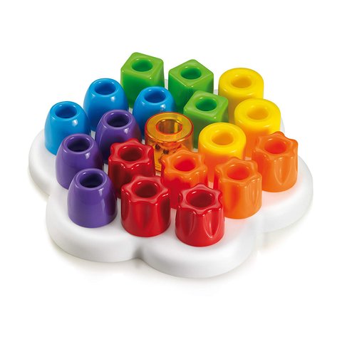 Головоломка Quercetti Мозаїка: Геометрія Максі, великі фішки (21 шт.) + дошка Прев'ю 2