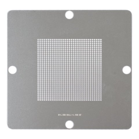 Universal BGA Stencil for ACHI 56, LP-37 BGA Reballing Kits;ACHI Reballing Stand BGA Reballing Stand, (pitch 1.5 mm, diameter 1.0 mm) Preview 1
